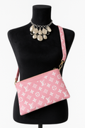Inspired LV  Crossbody - Pink