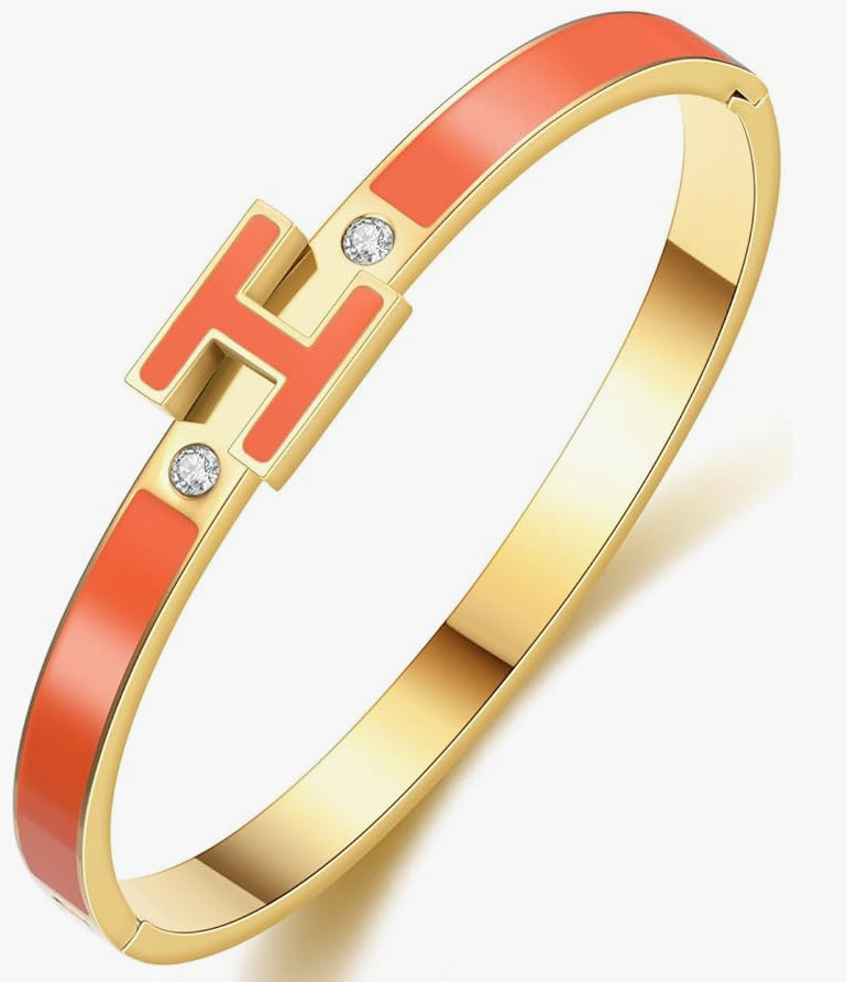 The Enchanting H Bracelet & Necklace Set