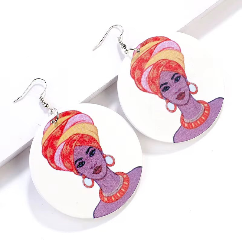 Bold African Earrings