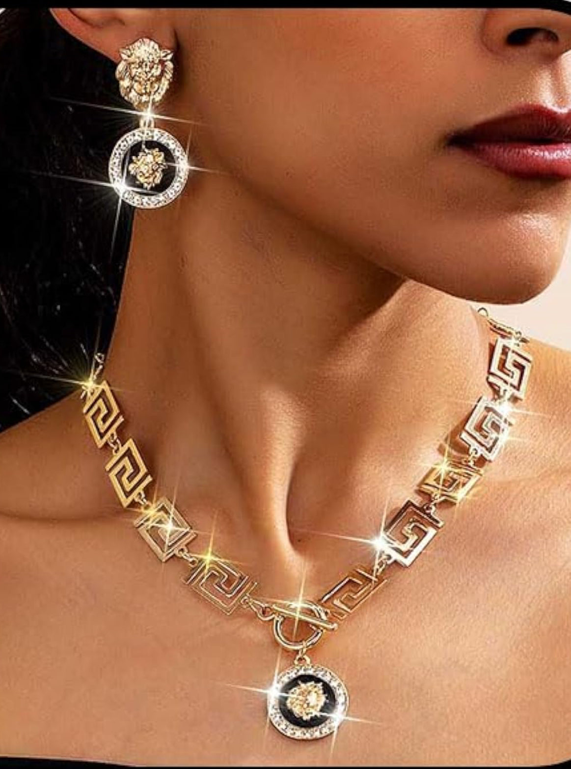 V-Inspired Necklace Set