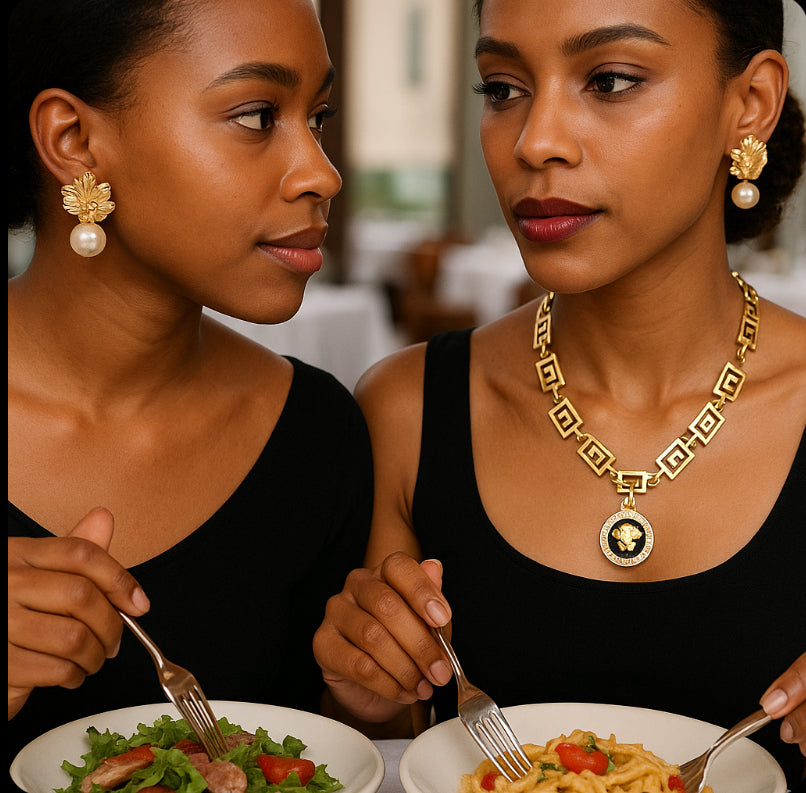 V-Inspired Necklace Set