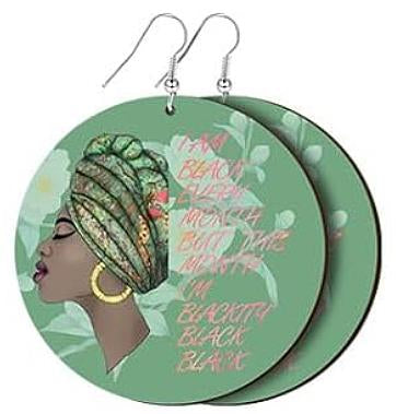 Motivational Ethnic Earrings