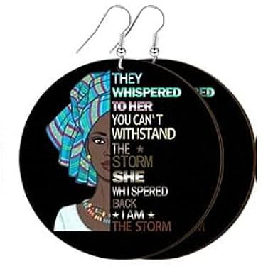 Motivational Ethnic Earrings