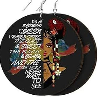 Motivational Ethnic Earrings