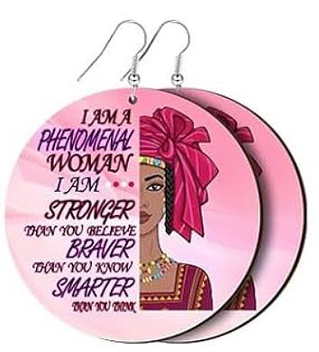 Motivational Ethnic Earrings